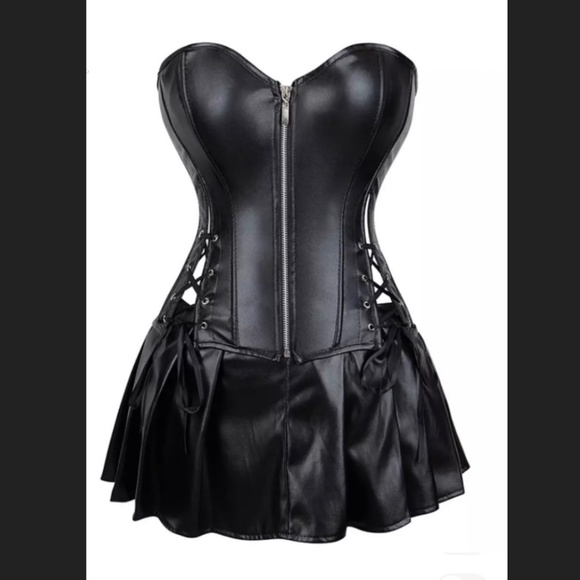 Gothic Corset and Skirt, size large - Picture 1 of 4